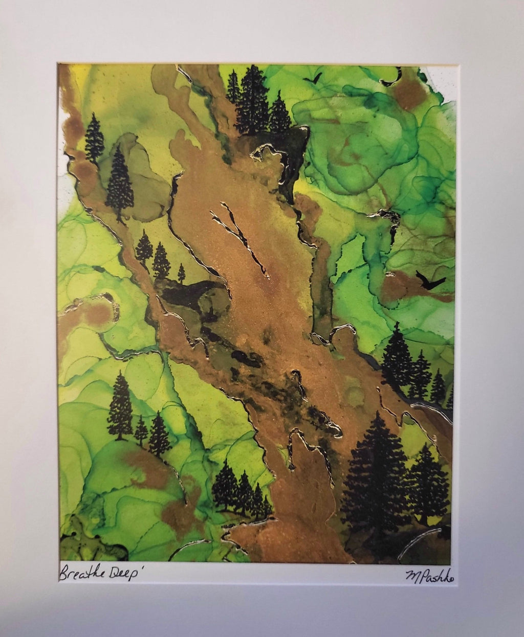 Prints - Breathe Deep 8x10" unmatted - Michelle Pashko Art