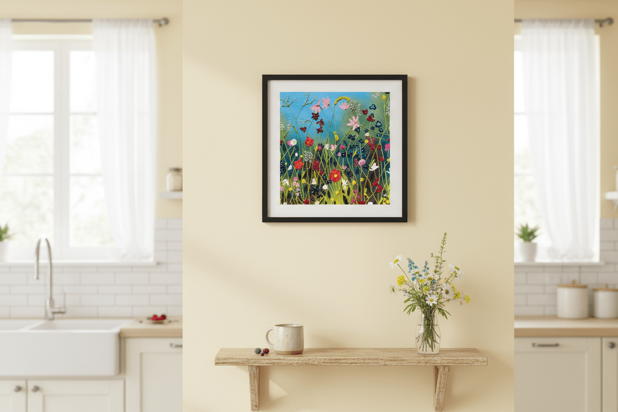 Field of Flowers Daydreaming - Limited Edition 8x10 Signed Numbered Prints - Michelle Pashko Art
