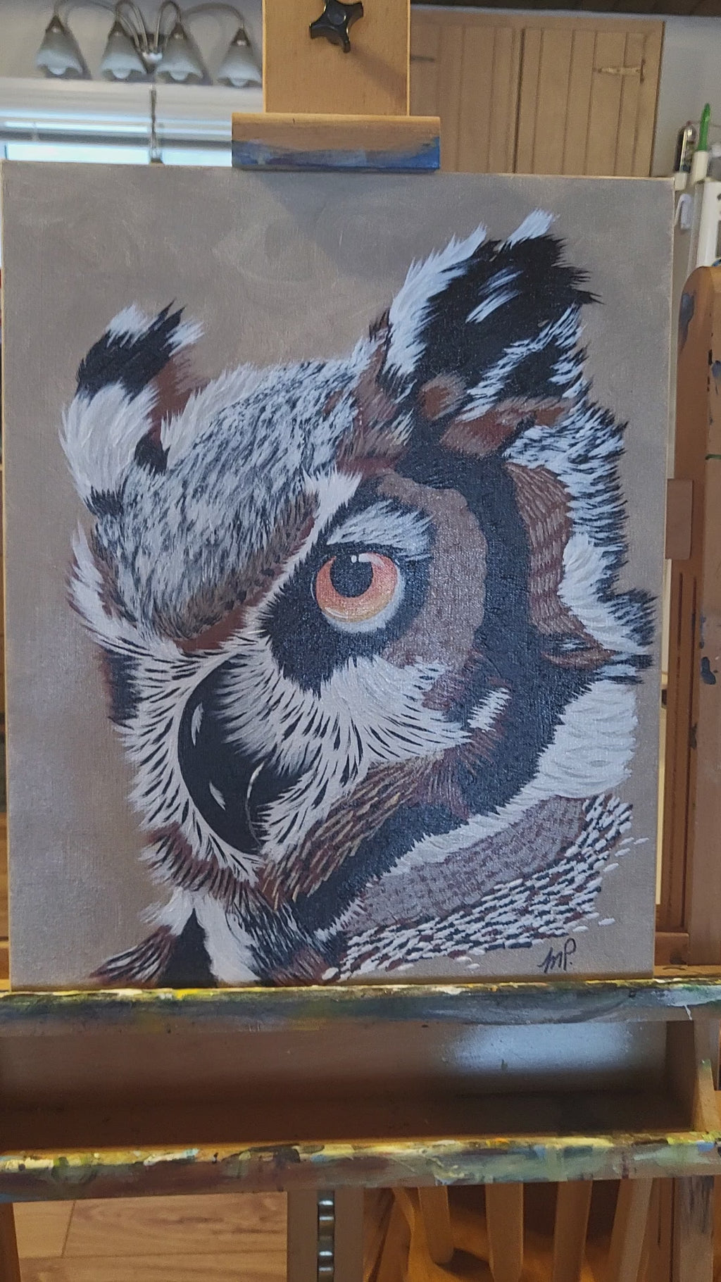 Limited Edition Prints Great Horned Owl - Signed and Numbered 8x10 Art Print