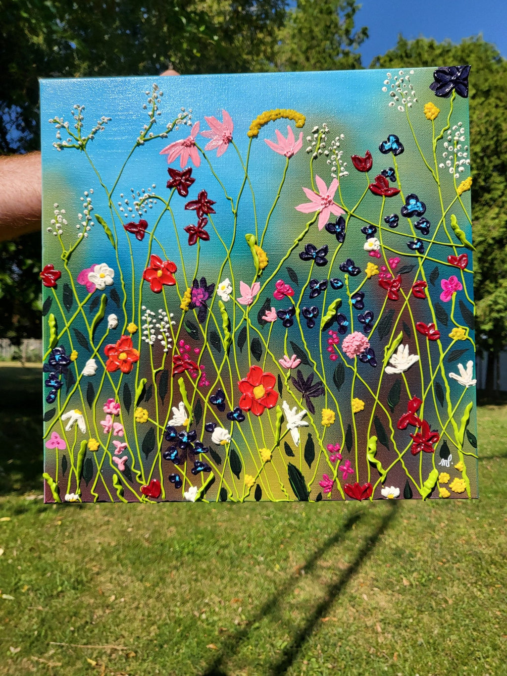Field of Flowers Daydreaming - Limited Edition 8x10 Signed Numbered Prints - Michelle Pashko Art