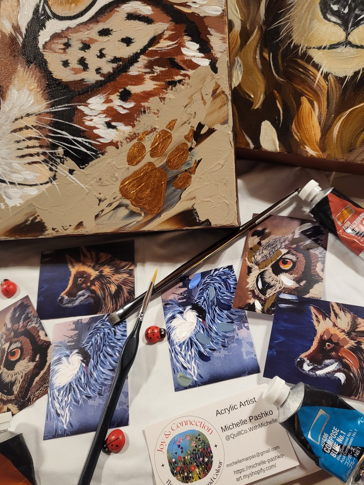 ACEO - Art Cards, Editions and Originals. Free Shipping - Michelle Pashko Art