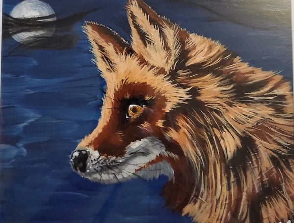 Prints - Moonlight Hunt 8x10" unmatted - Michelle Pashko Art