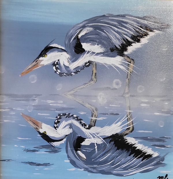 Signed Print From Original Artwork "Reflections" 8x10" - Michelle Pashko Art